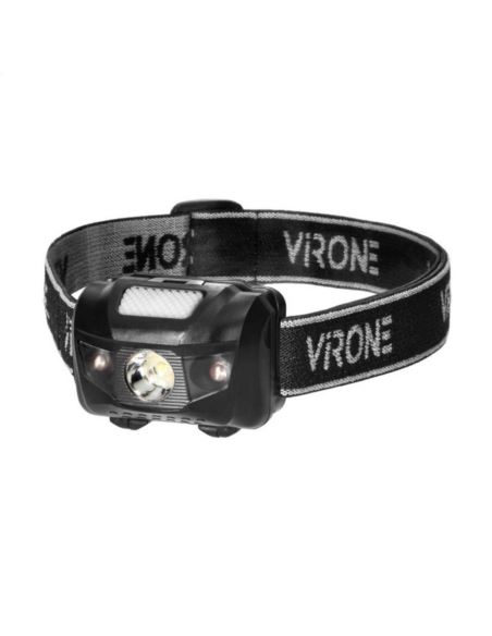 Latarka czołowa LED CREE 3W +2 czerw. diody LED