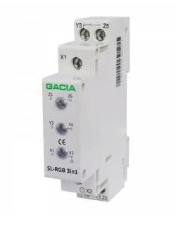 Lampka kontrolna LC TEC / GACIA 3 faz. 3 kolor DIN