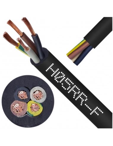 Przewód w izolacji gumowej (OW) H05RR-F 4G1,5