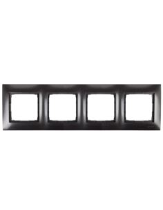 Simon54 Ramka poczwórna antracyt 4 pola