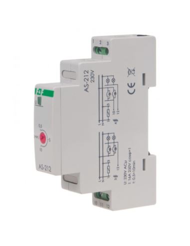 Automat schodowy AS-212 16A 230V AC 0,5-10min.