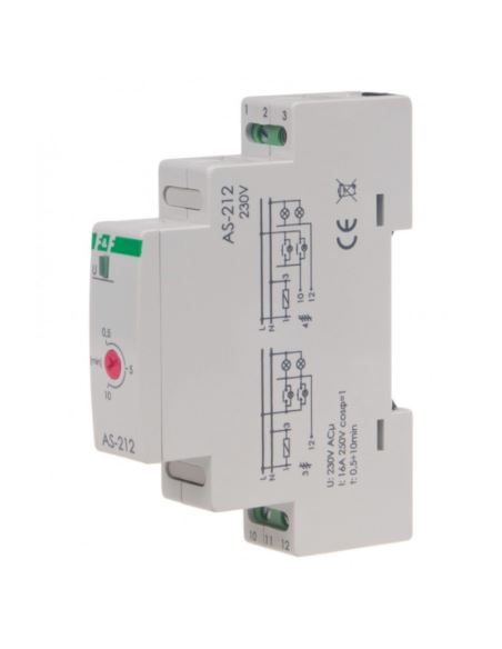 Automat schodowy AS-212 16A 230V AC 0,5-10min.