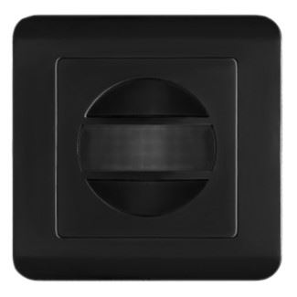 Czujnik ruchu 2-żył.300W 160st.do puszki czarny