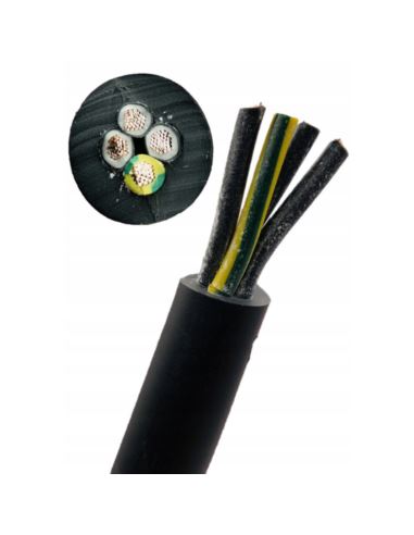 Przewód sterowniczy BIT500 (St) BLACK FR 2x0,75 ek