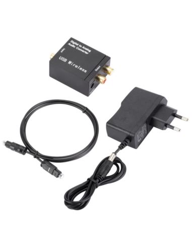 Konwerter optyczny Toslink - 2xRCA