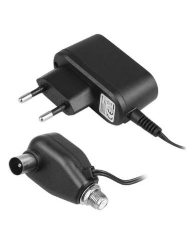 Zasilacz 12V 100mA antenowy elektr.z gniazdem F HQ