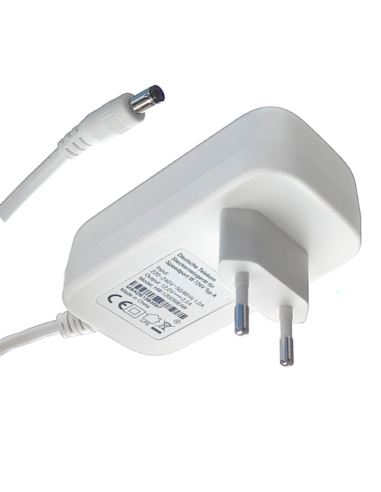 Zasilacz sieciowy 12V/2,5A/30W wtyk-2,1/5,5mm biał