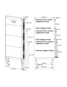 Uchwyt ścienny do magazynu energii HUAWEI LUNA2000 2