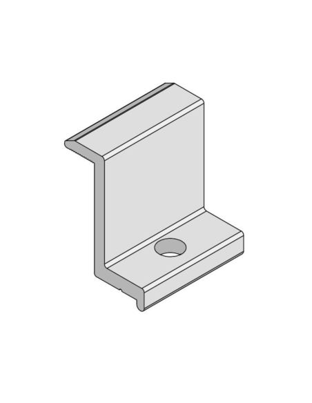 Konstrukcja CORAB klema końcowa 35mm srebrna