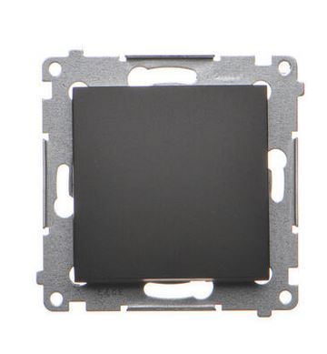 Simon54 Łącznik jednobiegunowy czarny mat