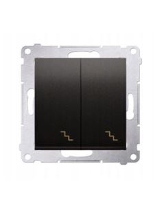 Simon54 Łącznik schodowy podwójny antracyt