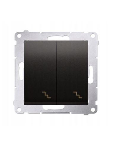 Simon54 Łącznik schodowy podwójny antracyt