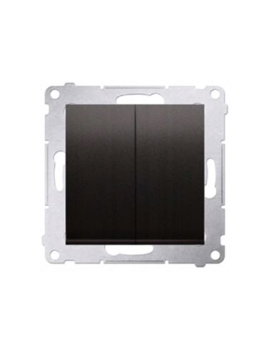 Simon54 Łącznik świecznikowy antracyt podwójny