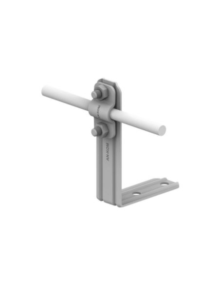 Uchwyt na blachę papę gont kątowy prosty drut fi8