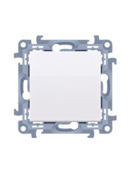 Simon10 przycisk poj. zwierny bez pikt. 10AX biały