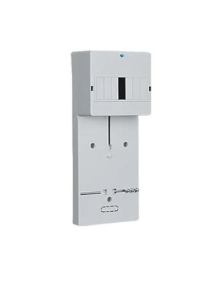 Tablica licznikowa 1F  z szybą dymną 7xS biała