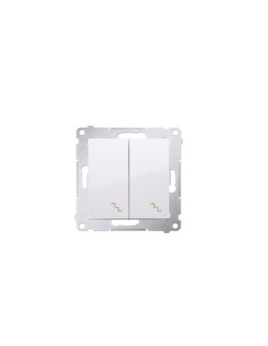 Simon54 Łącznik schodowy podwójny biały