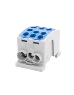 Zacisk HLK 100A-3 (1x25,2x16) - niebieski