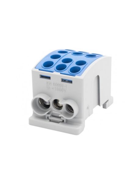 Zacisk HLK 100A-3 (1x25,2x16) - niebieski