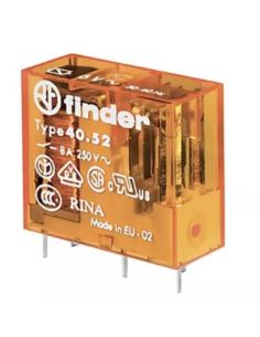 Przekaźnik miniaturowy 2P 2x8A 24VAC Finder