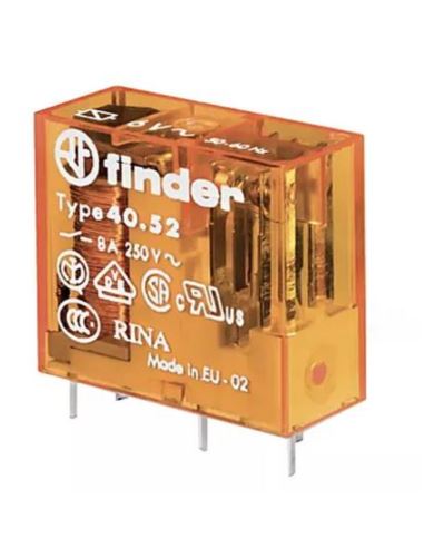 Przekaźnik miniaturowy 2P 2x8A 24VAC Finder