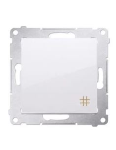 Simon54 Łącznik krzyżowy bez piktogramu biały