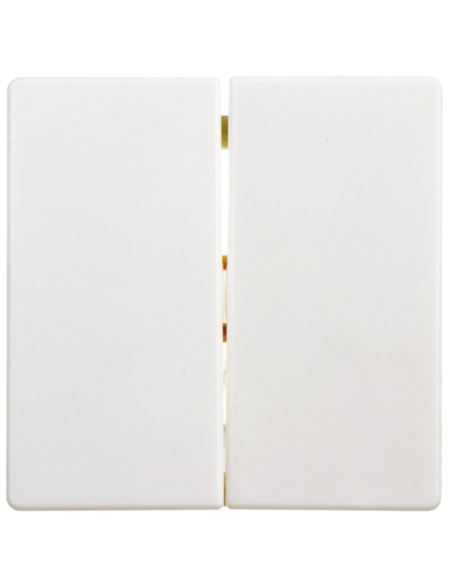 Berker/Q1 Klawisz podwój.do łącznika biały aksam