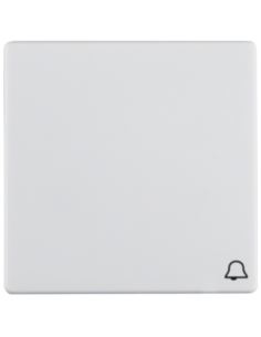 Berker/Q1 Klawisz dzwonek śnieżnobiały aksamit