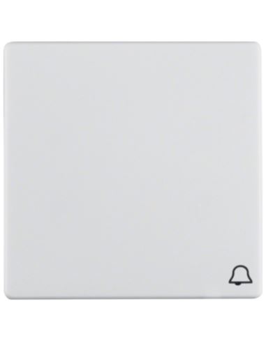 Berker/Q1 Klawisz dzwonek śnieżnobiały aksamit
