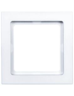 Berker/Q3 Ramka pojedyńcza biała aksamit