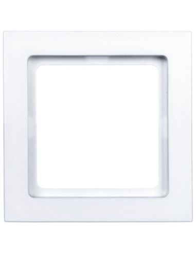 Berker/Q3 Ramka pojedyńcza biała aksamit