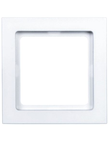 Berker/Q3 Ramka pojedyńcza biała aksamit