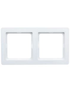 Berker/Q3 Ramka podwójna biała aksamit
