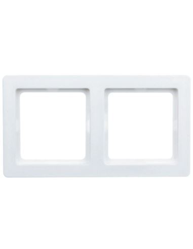 Berker/Q3 Ramka podwójna biała aksamit