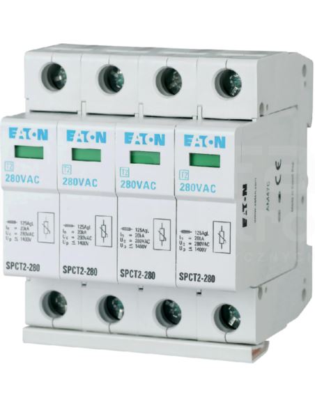 Ogranicznik Przepięć AC SPCT2-280/2 2P TYP T2 20KA