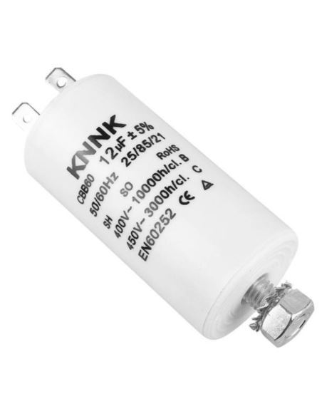 Kondensator rozruchowy 12uF 450V konektory