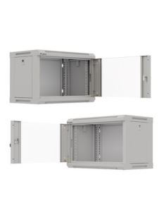 Szafa RACK wisząca 19" 6U 540x350mm szara 2