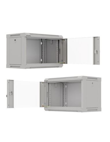 Szafa RACK wisząca 19" 6U 540x350mm szara