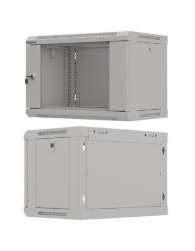 Szafa RACK wisząca 19" 6U 540x350mm szara