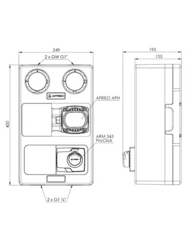 Grupa pompowa 25 Afriso 25-7/180 7781320