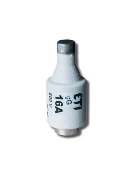 Wkładka DII 16A gF 500V szybka topikowa