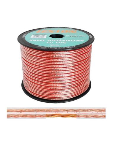 Przewód głośnikowy LEXTON 2x0,5 Cu-OFC