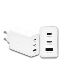 Ładowarka sieciowa DENMEN 2xUSB-C 1xUSB 65W