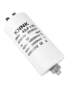 Kondensator rozruchowy 40uF 450V konektory śruba