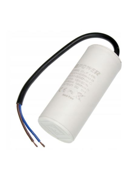 Kondensator rozruchowy 25uF 450V przewody bez śrub
