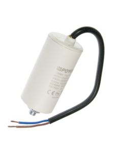 Kondensator rozruchowy 8uF 450V przewody z śrubą