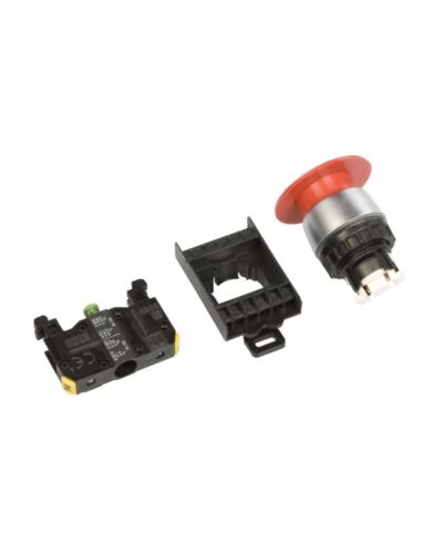 Przycisk grzybkowy 1Z 22mm czerwony ST22-DC-10