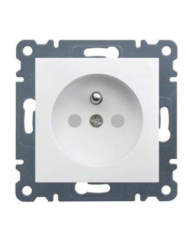 LUMINA Gniazdo 2P+E 230V/16A poj. przesłony styków