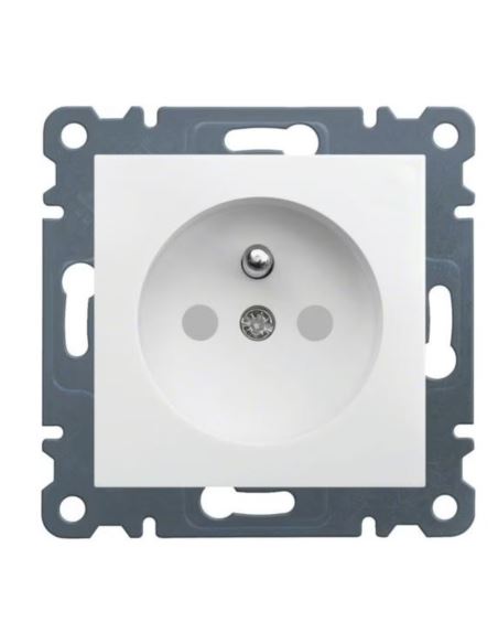 LUMINA Gniazdo 2P+E 230V/16A poj. przesłony styków