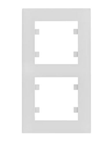 Lumina intense Ramka 2-krotna pionowa biała